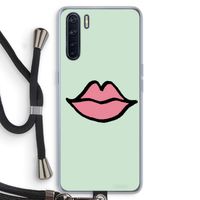 Kusje: Oppo A91 Transparant Hoesje met koord