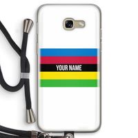 WK Wielrennen: Samsung Galaxy A5 (2017) Transparant Hoesje met koord