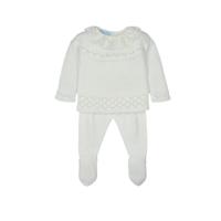 Mac ilusion creme babysetje met kant