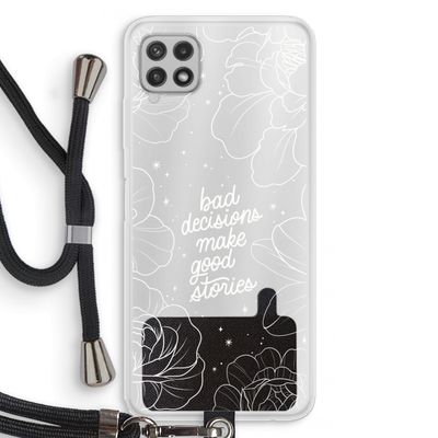 Good stories: Samsung Galaxy A22 4G Transparant Hoesje met koord