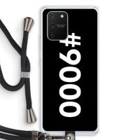 #9000: Samsung Galaxy S10 Lite Transparant Hoesje met koord - thumbnail