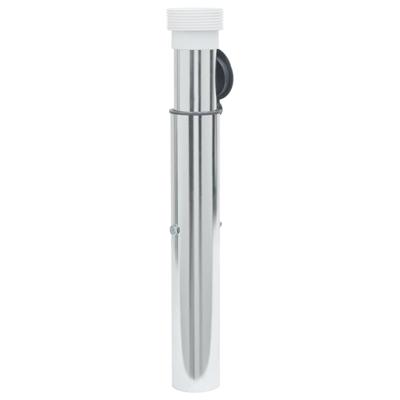 VidaXL Parasolvoet voor in grond voor 40-50 mm stok aluminium zilver