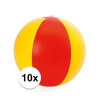 10x Opblaasbare Spanje strandbal