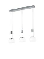 Trio Design hanglamp Madison RVS - 3-lichts 342010307