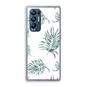 Simple leaves: Oppo Find X3 Neo Transparant Hoesje