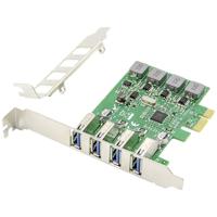 Digitus DS-30226 4 poorten PCI Express kaart USB, USB-A 1.1, USB-A 2.0, USB-A 3.0, USB-A PCIe - thumbnail