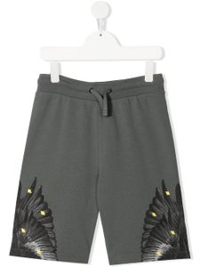 Marcelo Burlon County Of Milan Kids short de jogging à imprimé graphique - Gris