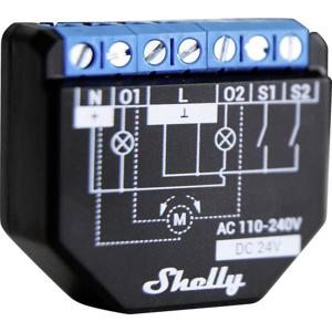 Shelly Plus 2PM Schakelactor WiFi, Bluetooth