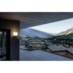 SLV Square 1000336 LED-buitenlamp (wand) E27 Aluminium (geborsteld)