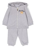 Moschino Kids survêtement en coton à motif Teddy Bear - Gris