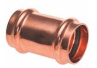 Kirchhoff Koperen glijhuls, blank, 22 mm, 2 sockets, (P5270S) - 988616955