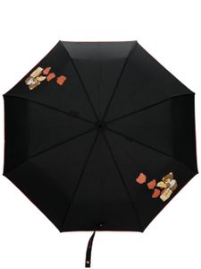 Moschino Teddy Bear compact umbrella - Noir