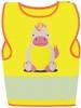 Korntex KX119K Children's Safety Vest Funtastic Wildlife CO² Neutral - Unicorn Yellow - XS (3-6 years)