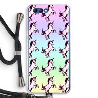 Musketon Unicorn: Honor 10 Transparant Hoesje met koord