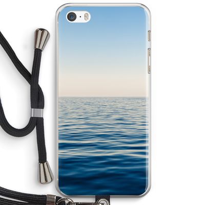 Water horizon: iPhone 5 / 5S / SE Transparant Hoesje met koord