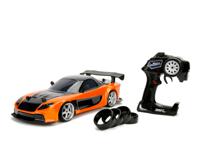 JADA TOYS 253209001 Fast & Furious RC Drift Mazda RX-7 1:10 RC modelauto voor beginners Elektro Straatmodel