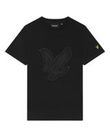 Lyle & Scott T-shirt graphic eagle - Z865 Jet zwart