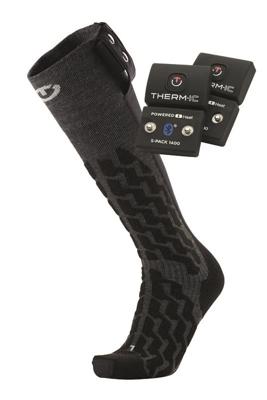Therm-ic Powersock Set Heat Fusion Uni S-pack 1400B Skisok Neutral 35-38