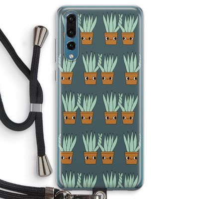 Sansevieria: Huawei P20 Pro Transparant Hoesje met koord