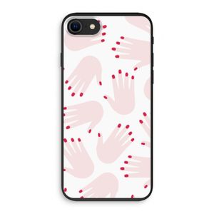 Hands pink: iPhone 8 Biologisch afbreekbaar hoesje