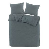 Blckout Ontario Dekbedovertrek - 2-persoons (200x200/220 Cm + 2 Slopen) - Katoen - Groen - thumbnail