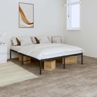 Bedframe metaal zwart 160x200 cm