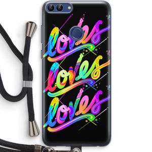 Loves: Huawei P Smart (2018) Transparant Hoesje met koord