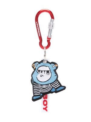 Charles Jeffrey Loverboy porte-clés à logo - Bleu Charles Jeffrey Loverboy porte-clés à logo - Bleu