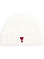 AMI Paris bonnet Ami de Coeur en laine - Blanc