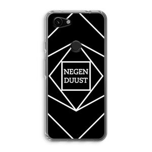Negenduust geometrisch: Google Pixel 3a Transparant Hoesje