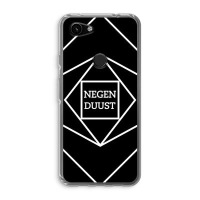 Negenduust geometrisch: Google Pixel 3a Transparant Hoesje