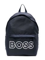 BOSS Kidswear sac à dos à logo imprimé - Bleu