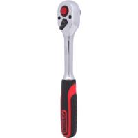 KS Tools 918.3890 3/8 CHROMEPlus omschakelbare ratel, 72 tand, kunststof handgreep