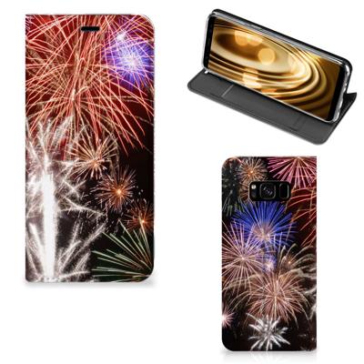 Samsung Galaxy S8 Hippe | Standcase | Vuurwerk