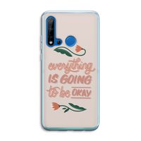 Optimistic flower girl: Huawei P20 Lite (2019) Transparant Hoesje