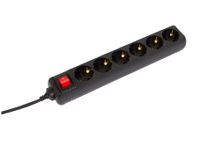 TCD 6V + RA + schak. 1.5 meter ZWART