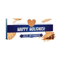 Jules Destrooper Natuurboterwafels - "Happy Holidays!" - 100g