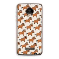 Pony: Motorola Moto Z Force Transparant Hoesje Pony: Motorola Moto Z Force Transparant Hoesje