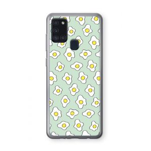 Spiegeleitjes: Samsung Galaxy A21s Transparant Hoesje