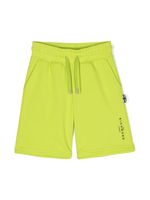 John Richmond Junior short de sport en coton à logo imprimé - Vert - thumbnail