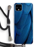 Pauw: Pixel 4 XL Transparant Hoesje met koord Pauw: Pixel 4 XL Transparant Hoesje met koord