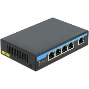 DeLOCK 87764 netwerk-switch Gigabit Ethernet (10/100/1000) Power over Ethernet (PoE) Zwart