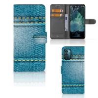 Nokia G11 | G21 | Wallet Case | met Pasjes | Jeans Nokia G11 | G21 | Wallet Case | met Pasjes | Jeans