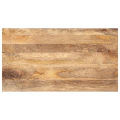 Tafelblad rechthoekig 100x50x3,8 cm massief mangohout