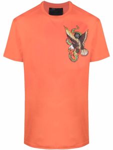 Philipp Plein t-shirt Stones Gothic Plein à manches courtes - Orange