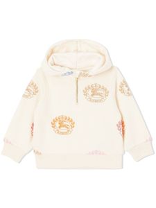 Burberry Kids hoodie en coton à imprimé EKD - Tons neutres