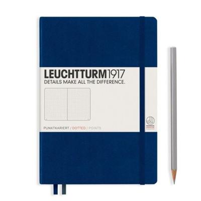 Leuchtturm Navy, Medium (A5), 251 p., dotted