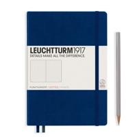Leuchtturm Navy, Medium (A5), 251 p., dotted