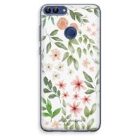 Botanical sweet flower heaven: Huawei P Smart (2018) Transparant Hoesje