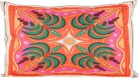 Anna's Collection buitenkussen palmboom 30x50cm oranje
